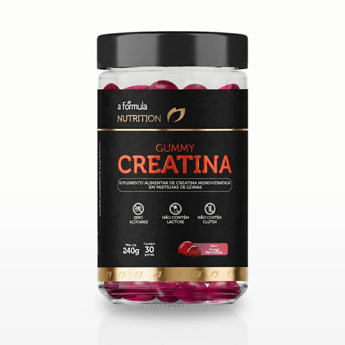 Gummy Creatina · Frutas Vermelhas