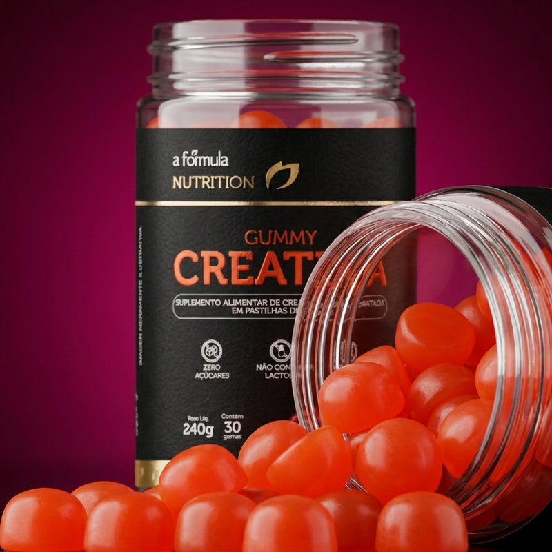 Gummy Creatina · Frutas Vermelhas