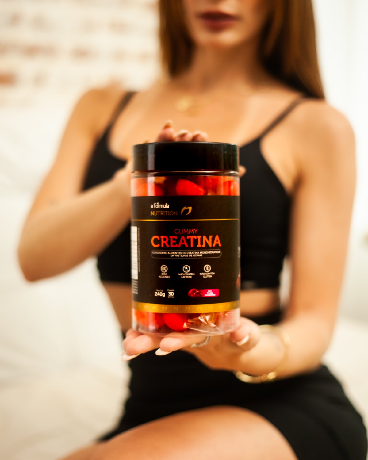 Gummy Creatina · Frutas Vermelhas