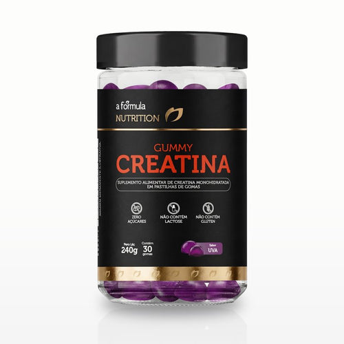 Gummy Creatina · Sabor Uva